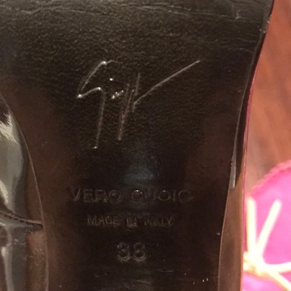 Giuseppe patent leather bootie with leather sock - Picture 8 of 8